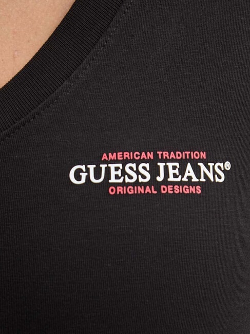 SS VN SLIM Cotton T-Shirt jetbla - T-shirt