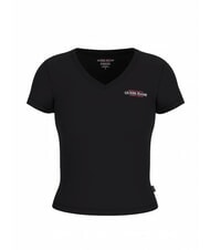 GUESS JEANS SS VN SLIM Cotton T-Shirt jetbla - T-shirt - 4