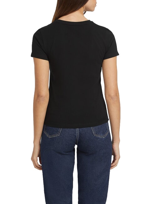 SS CN SLIM Short-sleeved T-shirt jetbla - T-shirt