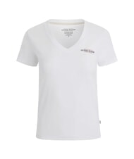 GUESS JEANS SS VN SLIM Cotton T-Shirt purwhite - T-shirt - 4