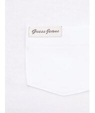 GUESS JEANS SS SLIM POCKET  Short-sleeved T-shirt purwhite - T-shirt - 4