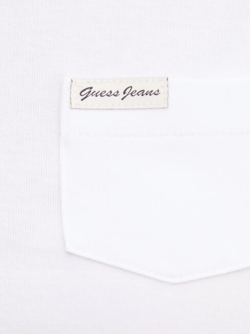 SS SLIM POCKET  Short-sleeved T-shirt purwhite - T-shirt