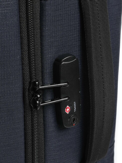 ROADED Medium wheeled bag dARKBlue - Semi-rigid Trolley Cases