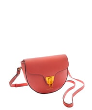 COCCINELLE BEAT SOFT Mini bag in hammered leather cranberries - Women’s Bags - 2