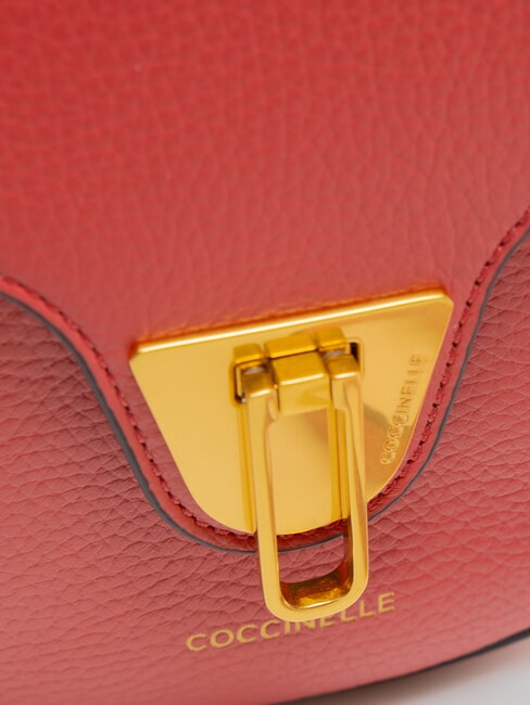 BEAT SOFT Mini bag in hammered leather cranberries - Women’s Bags