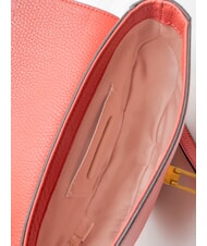 COCCINELLE BEAT SOFT Mini bag in hammered leather cranberries - Women’s Bags - 5