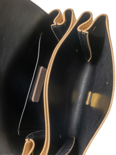 ARLETTIS PRINT Hammered leather handbag toasted - Women’s Bags