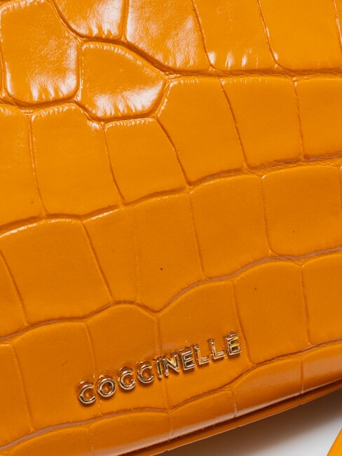 MERVEILLE CROCO SHINY Shoulder bag and shoulder strap paprika - Women’s Bags