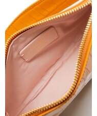 COCCINELLE MERVEILLE CROCO SHINY Shoulder bag and shoulder strap paprika - Women’s Bags - 5