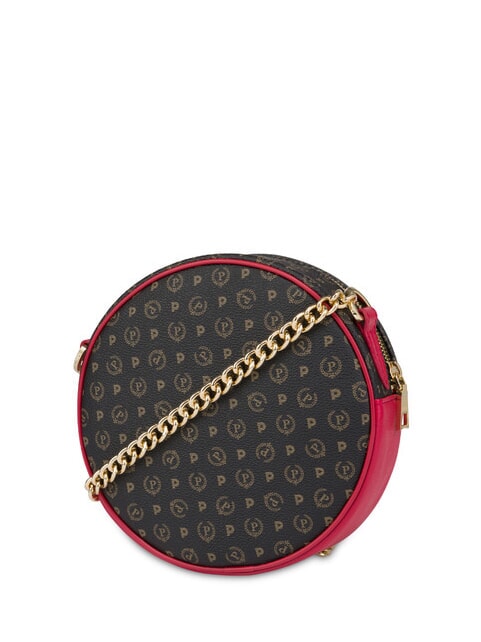 HERITAGE Mini round bag with chain black lacquer - Women&rsquo;s Bags