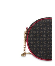 POLLINI HERITAGE Mini round bag with chain black lacquer - Women&rsquo;s Bags - 4