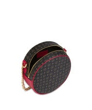POLLINI HERITAGE Mini round bag with chain black lacquer - Women&rsquo;s Bags - 5