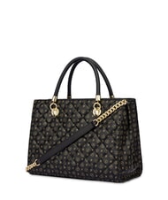 POLLINI HERITAGE MATELASSE Handbag with shoulder strap Black - Women&rsquo;s Bags - 4