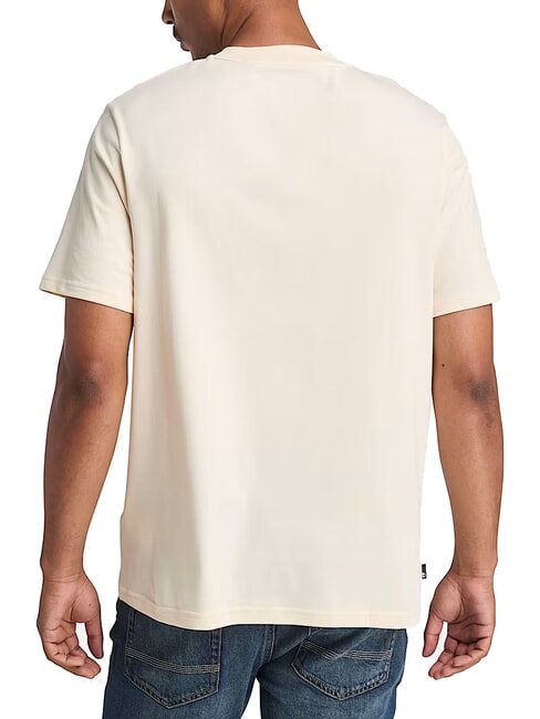 EMBROIDERY TONAL Cotton T-shirt white smoke - T-shirt