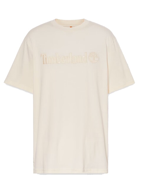 EMBROIDERY TONAL Cotton T-shirt white smoke - T-shirt