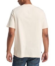 TIMBERLAND EMBROIDERY TONAL Cotton T-shirt white smoke - T-shirt - 2