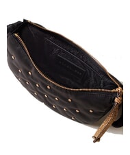 BORBONESE COLETTE Mini shoulder bag black / natural op - Women’s Bags - 5