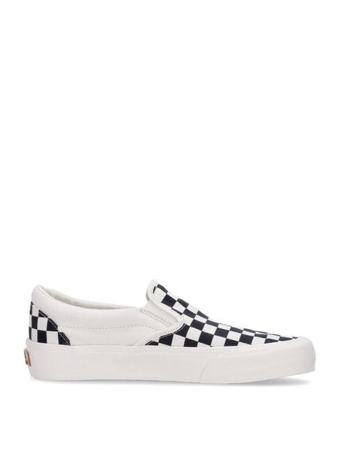 UA SLIP-ON VR3 Shoes without laces checkerboard black/marshmallow - Unisex shoes