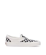 VANS UA SLIP-ON VR3 Shoes without laces checkerboard black/marshmallow - Unisex shoes - 3