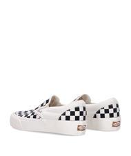 VANS UA SLIP-ON VR3 Shoes without laces checkerboard black/marshmallow - Unisex shoes - 4
