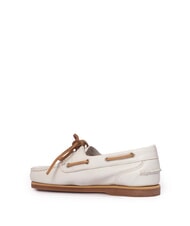 TIMBERLAND CLASSIC BOAT  Leather boat shoes white full grain - Women’s shoes - 3