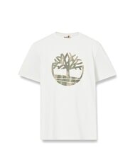 TIMBERLAND KENNEBEC RIVER TREE LOGO Cotton T-shirt vintage white - T-shirt - 4