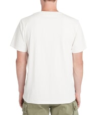 TIMBERLAND SHORT SLEEVE Cotton T-Shirt vintage white - T-shirt - 2