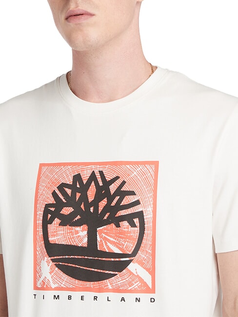 SHORT SLEEVE Cotton T-Shirt vintage white - T-shirt