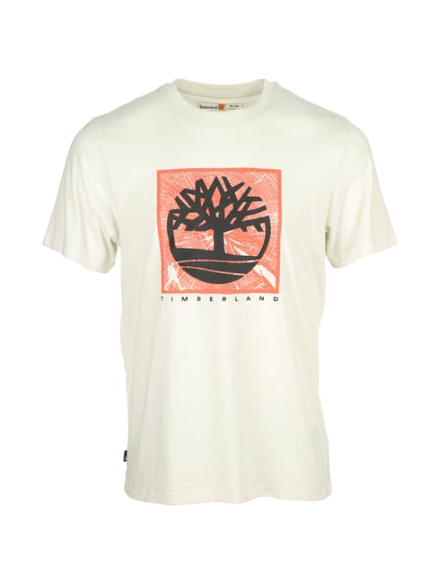 SHORT SLEEVE Cotton T-Shirt vintage white - T-shirt