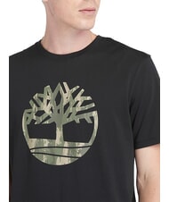 TIMBERLAND KENNEBEC RIVER TREE LOGO Cotton T-shirt BLACK - T-shirt - 3