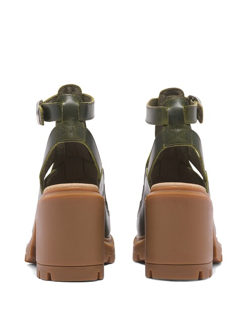 ALLINGTON HEIGHTS High leather sandals dark green - Women’s shoes