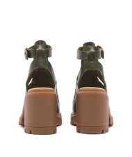 TIMBERLAND ALLINGTON HEIGHTS High leather sandals dark green - Women’s shoes - 3