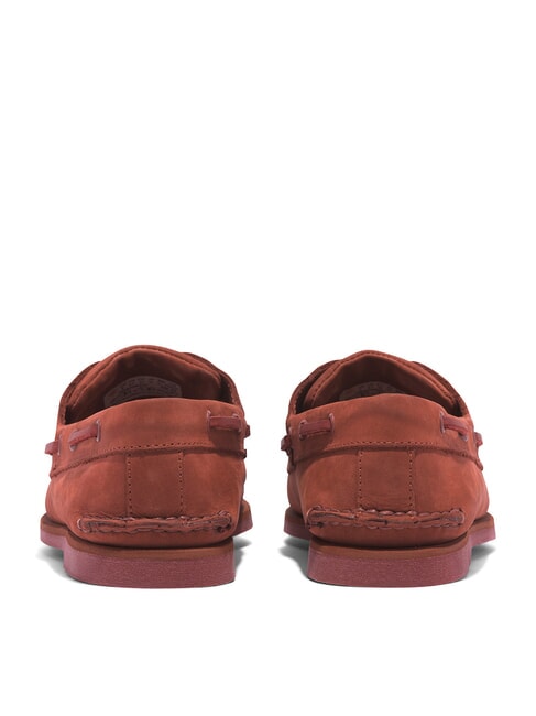 CLASSIC BOAT Suede boat shoes dark red nubuck - Men’s shoes