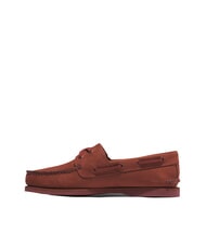 TIMBERLAND CLASSIC BOAT Suede boat shoes dark red nubuck - Men’s shoes - 3