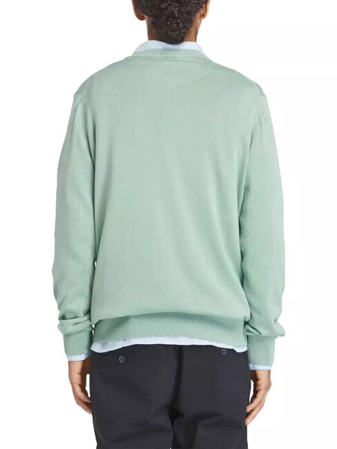 WILLIAMS RIVER Crewneck sweater granite green - Men's Sweaters