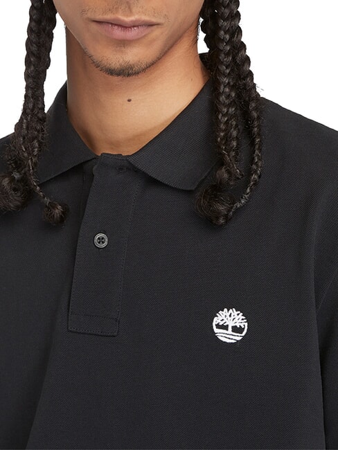 MILLERS RIVER Pique polo BLACK - Polo shirt