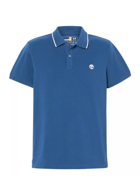 JACQUARD YD  Short sleeve polo shirt dark denim - Polo shirt