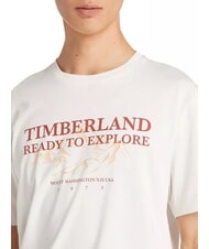 TIMBERLAND TFO SS OUTDOOR  Cotton T-Shirt vintage white - T-shirt - 3