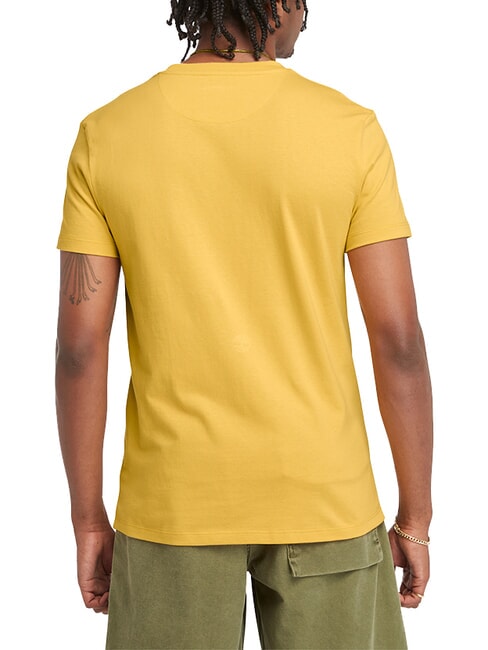 SS DUNRIVER CREW Cotton T-shirt mimosa - T-shirt
