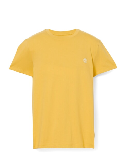 SS DUNRIVER CREW Cotton T-shirt mimosa - T-shirt