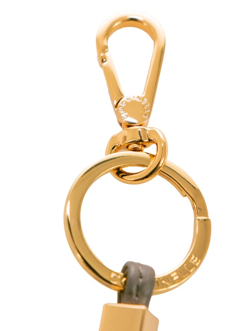 ESSENTIAL Leather and metal keychain coffee - Key holders