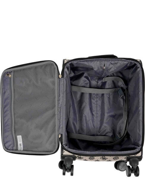 BEYZA 18 Trolley Hand Luggage black logo - Hand luggage