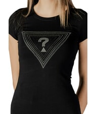 GUESS SS TRIANGLE OMBRE R3  Short-sleeved T-shirt jetbla - T-shirt - 3
