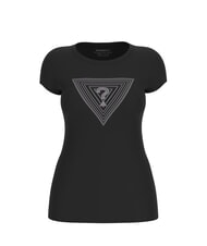 GUESS SS TRIANGLE OMBRE R3  Short-sleeved T-shirt jetbla - T-shirt - 4