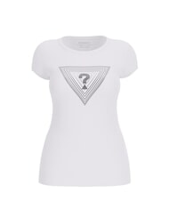 GUESS SS TRIANGLE OMBRE R3  Short-sleeved T-shirt purwhite - T-shirt - 4