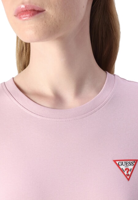 MINI TRIANGLE Slim fit T-shirt lilac cream - T-shirt