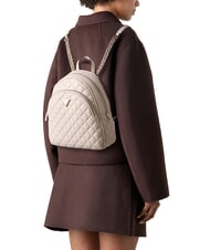GUESS GIULLY Quilted backpack 2 compartments light beige - Women&rsquo;s Bags - 4