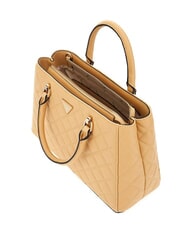 GUESS ECO CARLY  Handbag, with shoulder strap BEIGE - Women’s Bags - 4