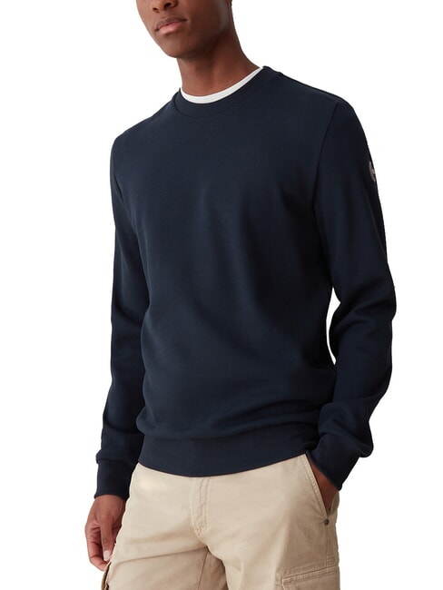 COMMUTE Cotton crewneck sweatshirt navy blue - Sweatshirts