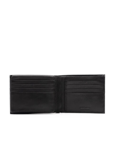 VERTIGO Leather wallet with flap black - Men’s Wallets